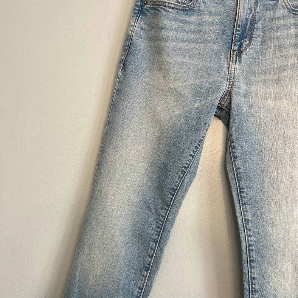 Old Navy Girls Sz 16 Blue Jeans Straight Ankle Built in Flex Adjustable Waist - Picture 5 of 14